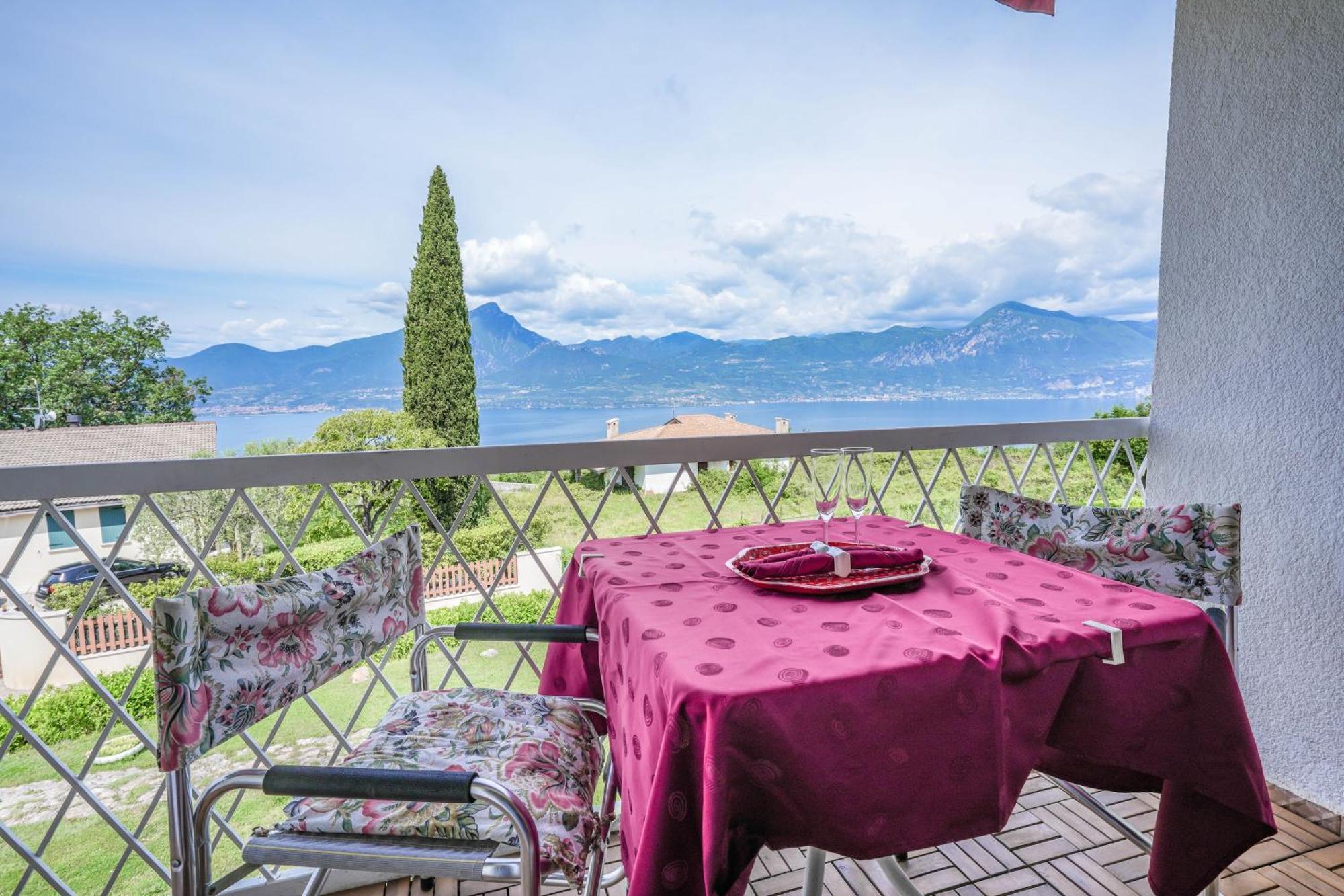 Apartmán Garda Panoramic House Albisano Exteriér fotografie