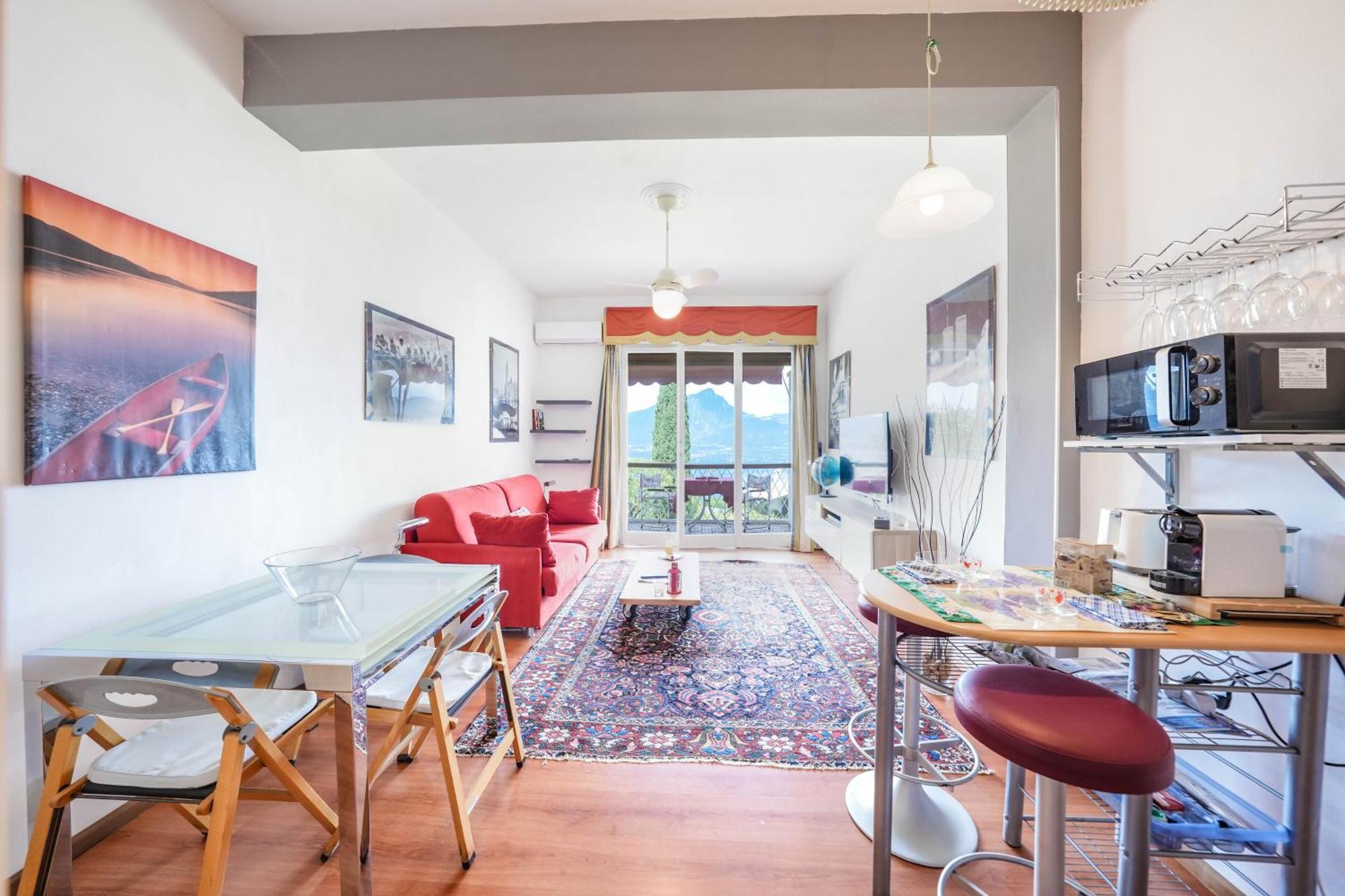 Apartmán Garda Panoramic House Albisano Exteriér fotografie